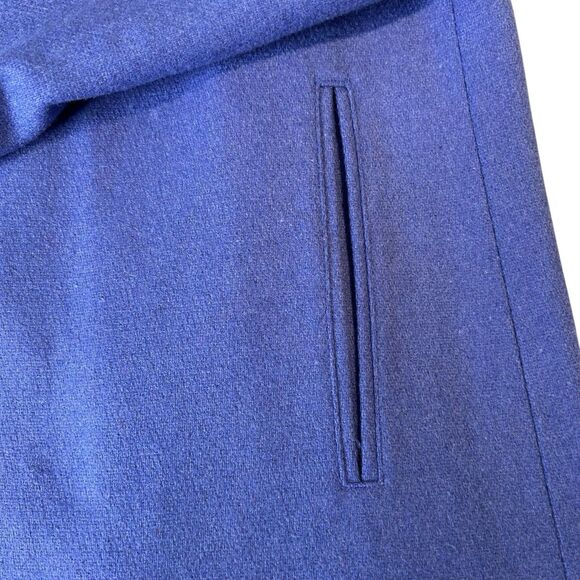 Harris Wallace Womens Blazer Jacket Wool Blend Zip Front Sz 16 Light Purple - Picture 4 of 12